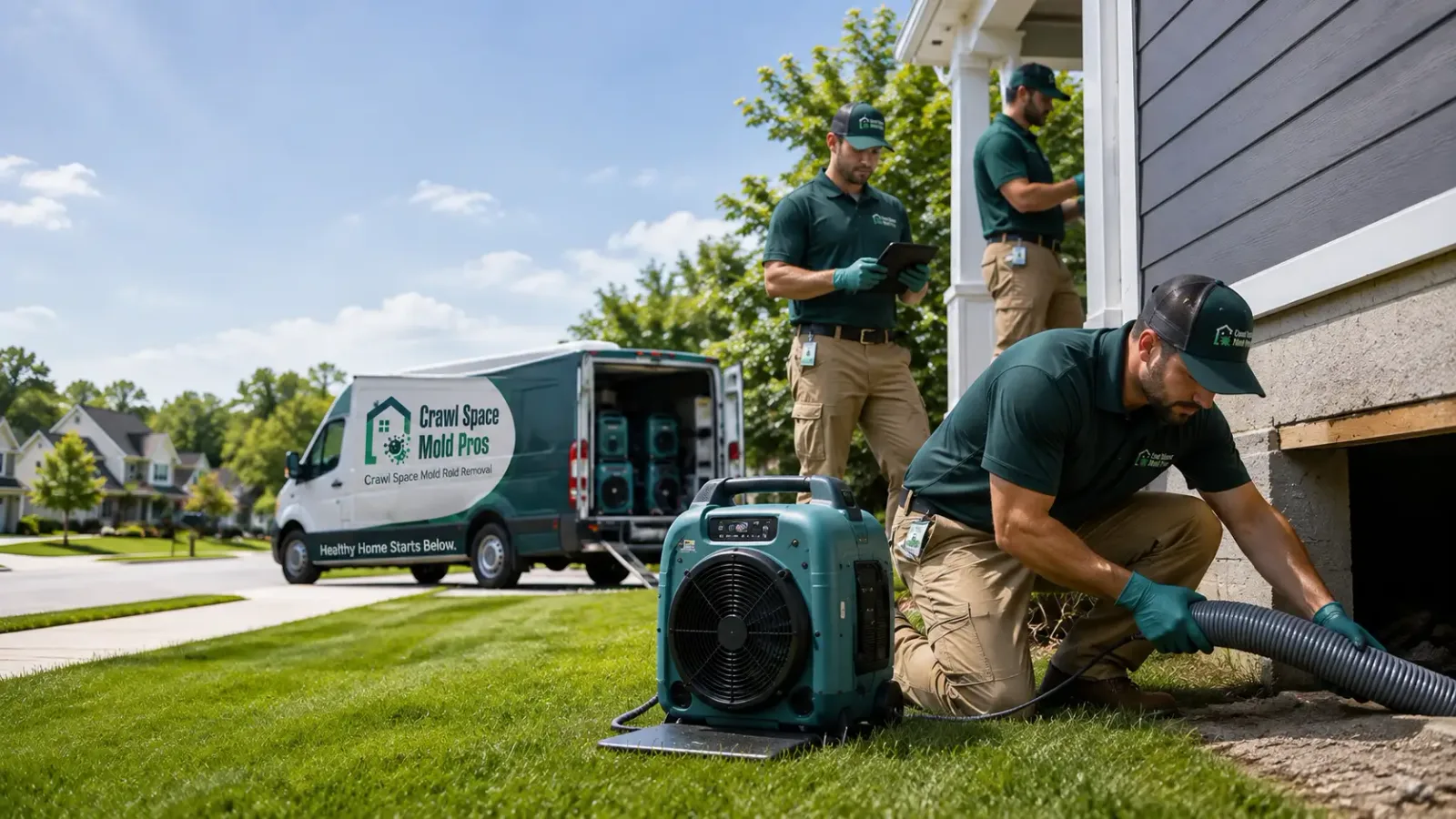 Crawl Space Mold Removal in Helena, OH
